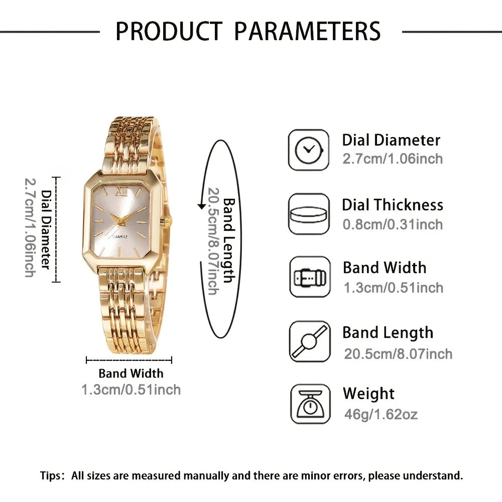 Serena™ 5-Piece Royal Elegance Watch & Jewelry Set - UG