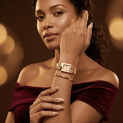 Elegant Gold Watch & Bracelet Set – Timeless Luxury for Every Moment - UG
