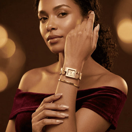 Elegant Gold Watch & Bracelet Set – Timeless Luxury for Every Moment - UG