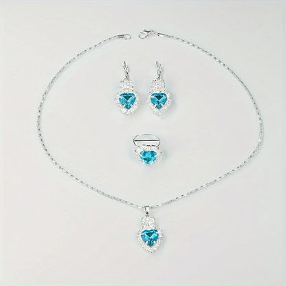 Aurora Blue Luxury Jewelry & Watch Set - UG