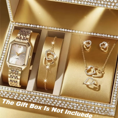 Serena™ 5-Piece Royal Elegance Watch & Jewelry Set - UG