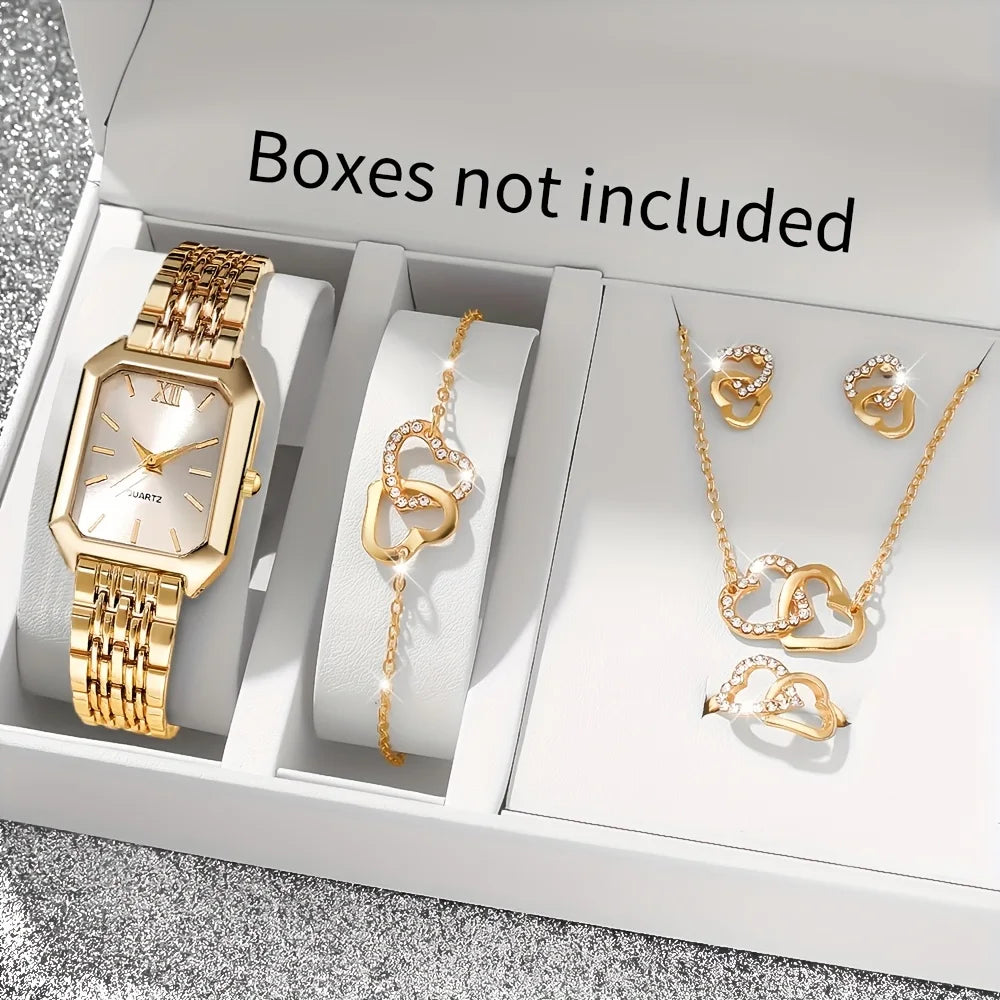Serena™ 5-Piece Royal Elegance Watch & Jewelry Set - UG