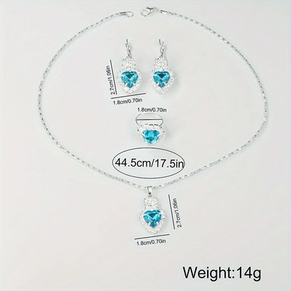 Aurora Blue Luxury Jewelry & Watch Set - UG