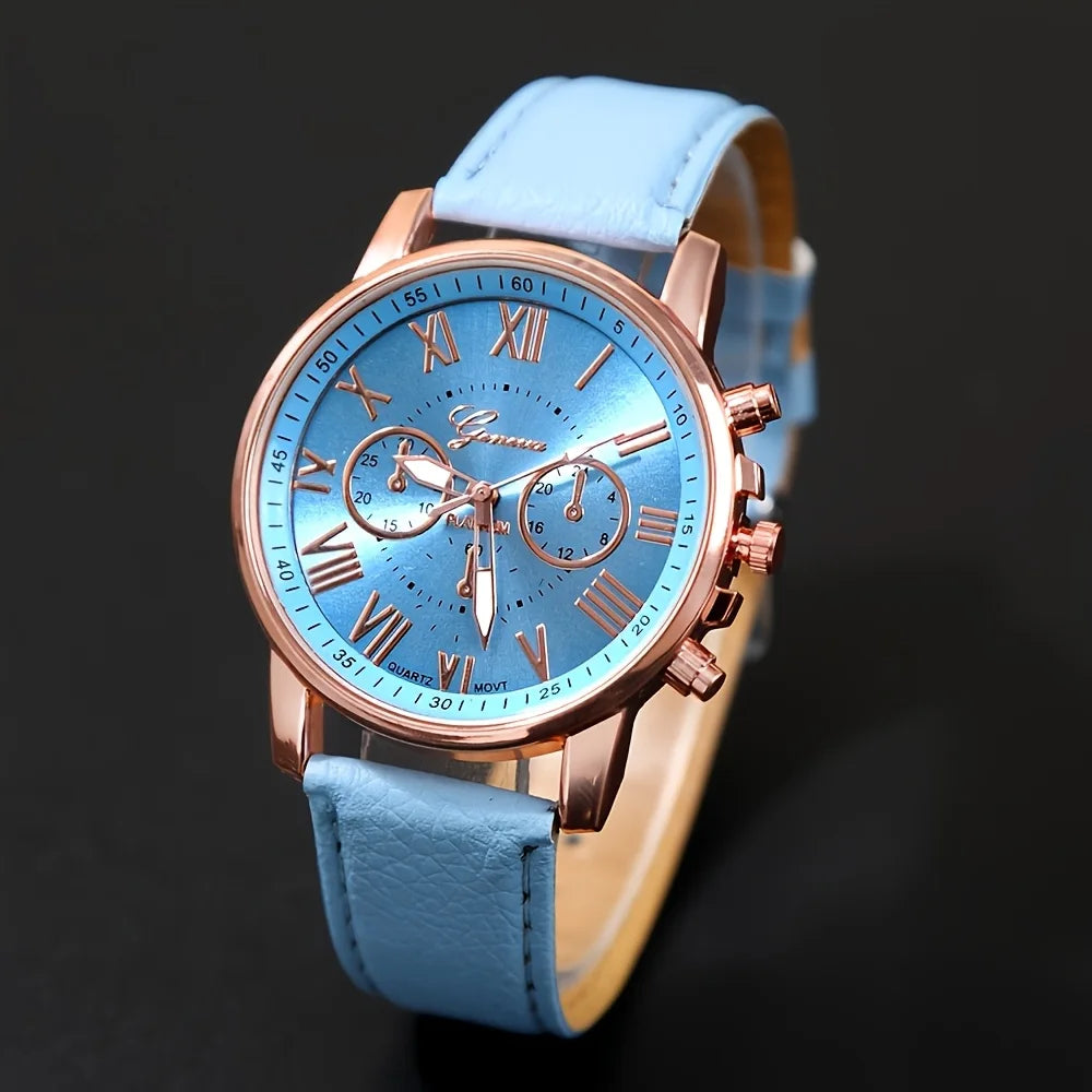 Aurora Blue Luxury Jewelry & Watch Set - UG